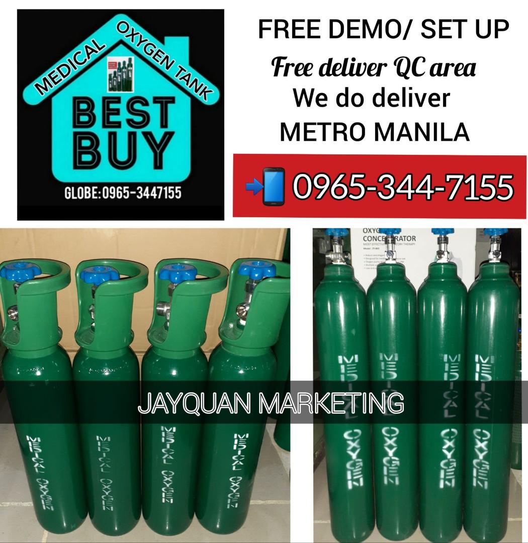 Portable medical oxygen tank (Category: Everything Else Others) located in Quezon City. Submitted by jayquanmarketing_09653447155 (Listing ID 286453531, Image 1). Description: 💢 COMPLETE SET PACKAGES 💢 MEDICAL OXYGEN TANK 👇TANK SIZES 💥 Pricelist👇 ✅ 5lbs tank with content & regulator- 3,700 ✅ 10lbs tank with content & regulator- 4,200 ✅ 15lbs tank with content & regulator- 4,700 ✅ 20lbs tank with content & regulator- 5,200 ✅ 50lbs tank with c
