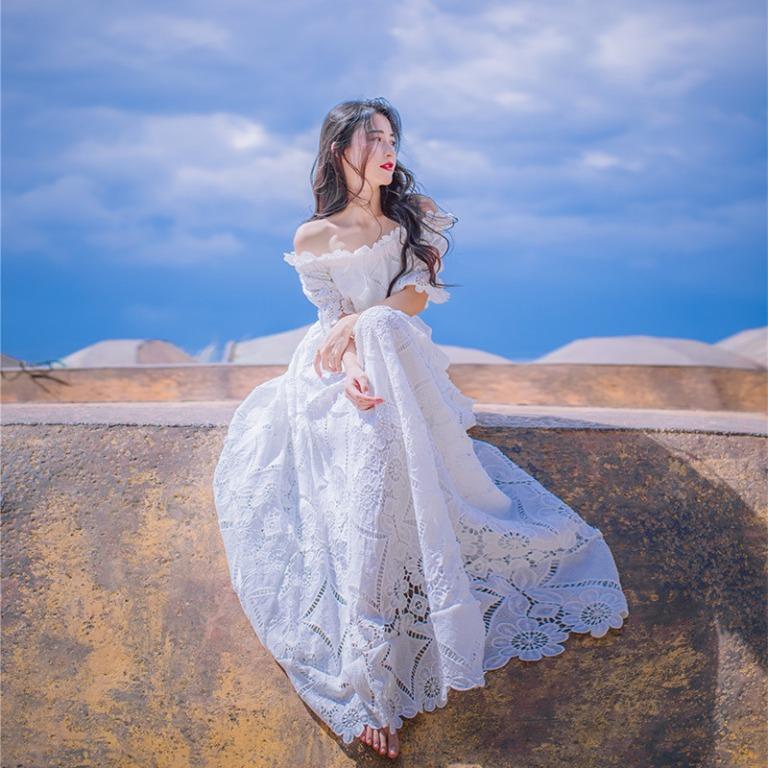 Vintage boho sale prom dresses