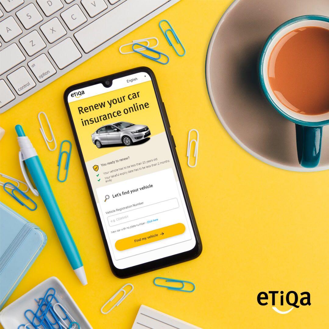 Renew Motor Insurance With Etiqa Only 3minutes Everything Else Others On Carousell