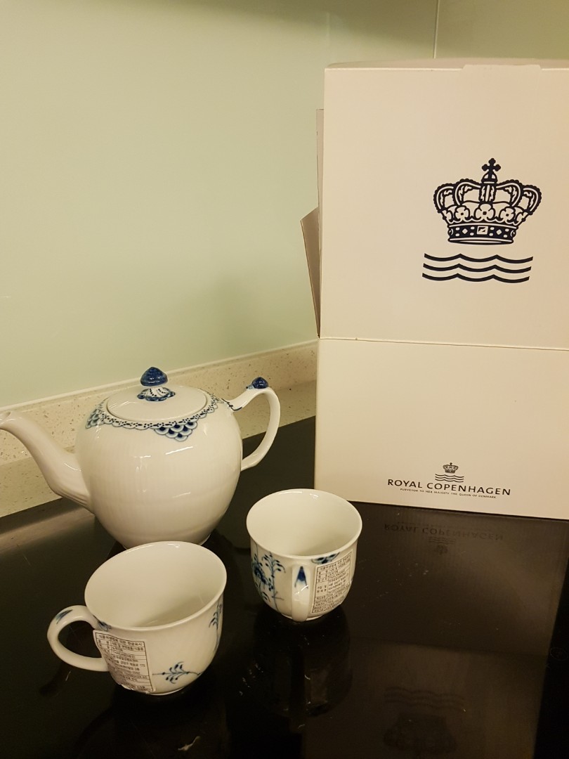 Royal Copenhagen Tea Set, Furniture & Home Living, Kitchenware