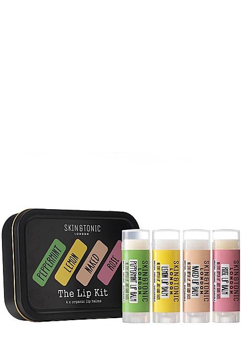 Skin Tonic Organic Lip Kit (Category: Makeup) located in Manila. Submitted by memorylanestore (Listing ID 286429846, Image 1). Description: A lip balm collection. Complete with a travel-friendly tin, Lip Kit gathers four deliciously flavoured lip balms. The shea butter, coconut oil and beeswax formula soaks into the skin, providing intense hydration and leaving the lips silky-smooth. Essential oils enhance the rose, peppermint and lemon flavours,