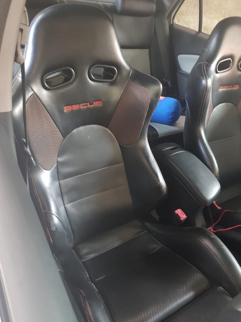 Sscus Semi Bucket Seat With Vios NCP93 railing and bracket, Car ...