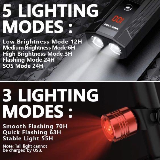 Wakyme bike sales light set