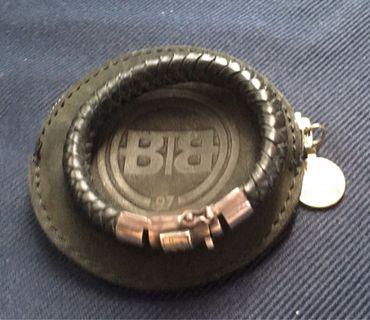 Buddha to Buddha Bracelet Ben XL x Silver x Leather