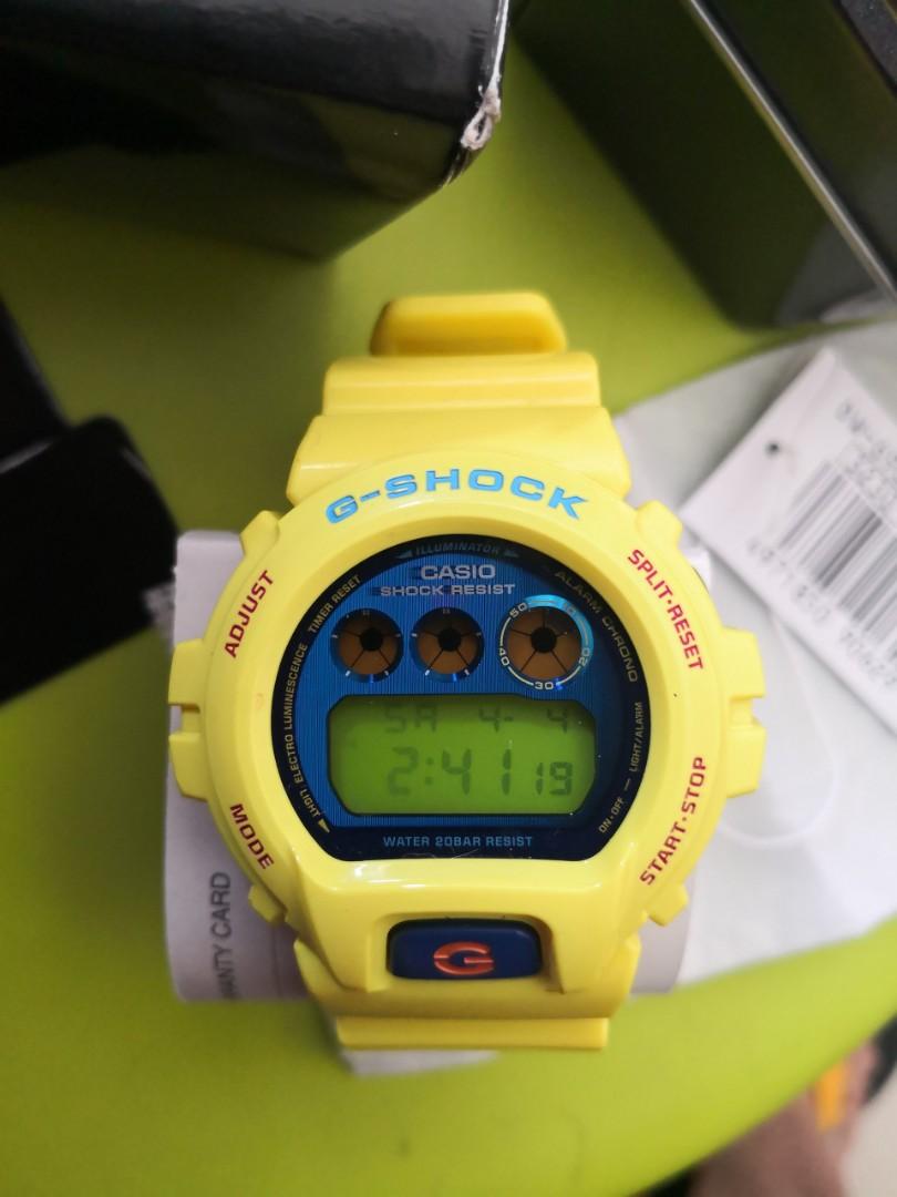 1/5 Casio G-Shock Polarized Color Men's Watch DW-6900PL-9D 黃色