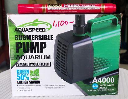 A Submersible Pump for Aquarium Pond Garden Fountain Hydrophonics Waterfalls Sprinkler Misting Sanitation
