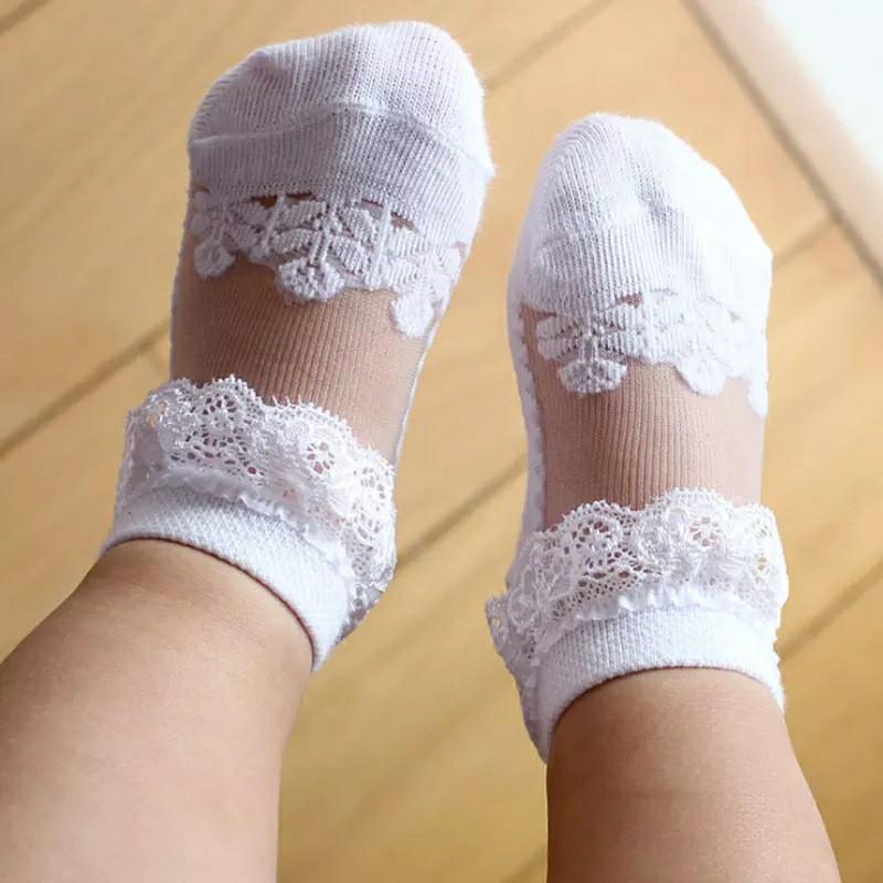 lace baby socks for girl