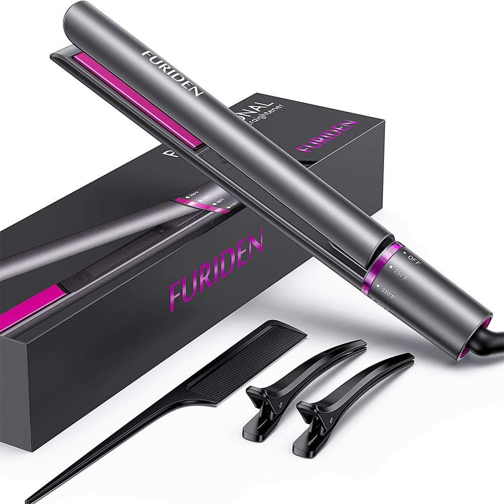 521 FURIDEN Hair Straightener Flat Iron 2 in 1 Straightener and
