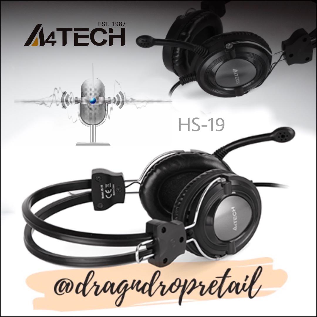 A4Tech HS-19 2-Jack Type Headset w/ Mic 