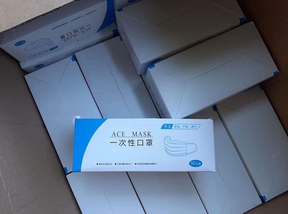Ace Mask Disposable Face Mask 1,000 boxes minimum order, Health ...