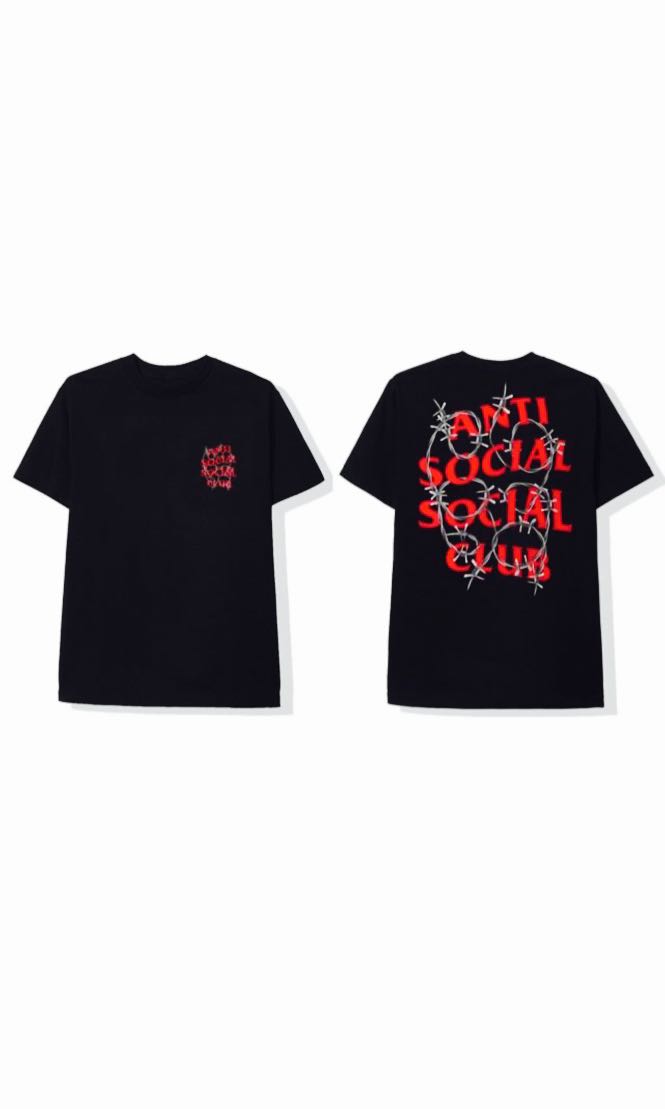 ANTI SOCIAL SOCIAL CLUB BARBARA BLACK TEE Men s Fashion Tops Sets Tshirts Polo Shirts on Carousell