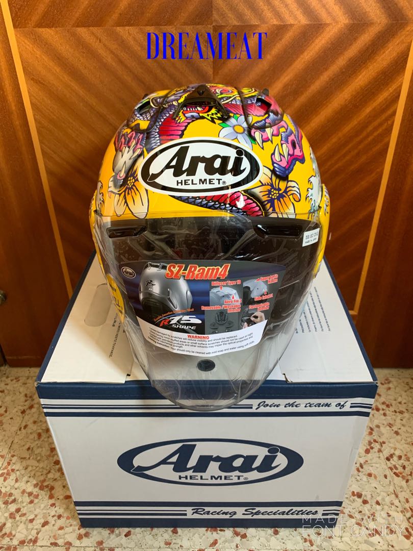 Helmet arai limited sales edition