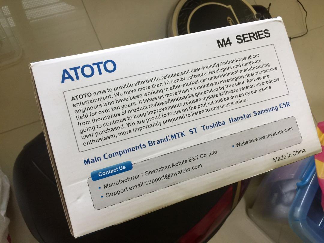 Atoto Headunit Android System Car Accessories Electronics Lights