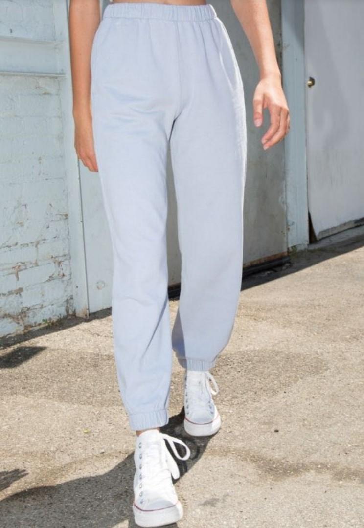 Baby Blue Rosa Sweatpants Women S Fashion Bottoms Other Bottoms On Carousell