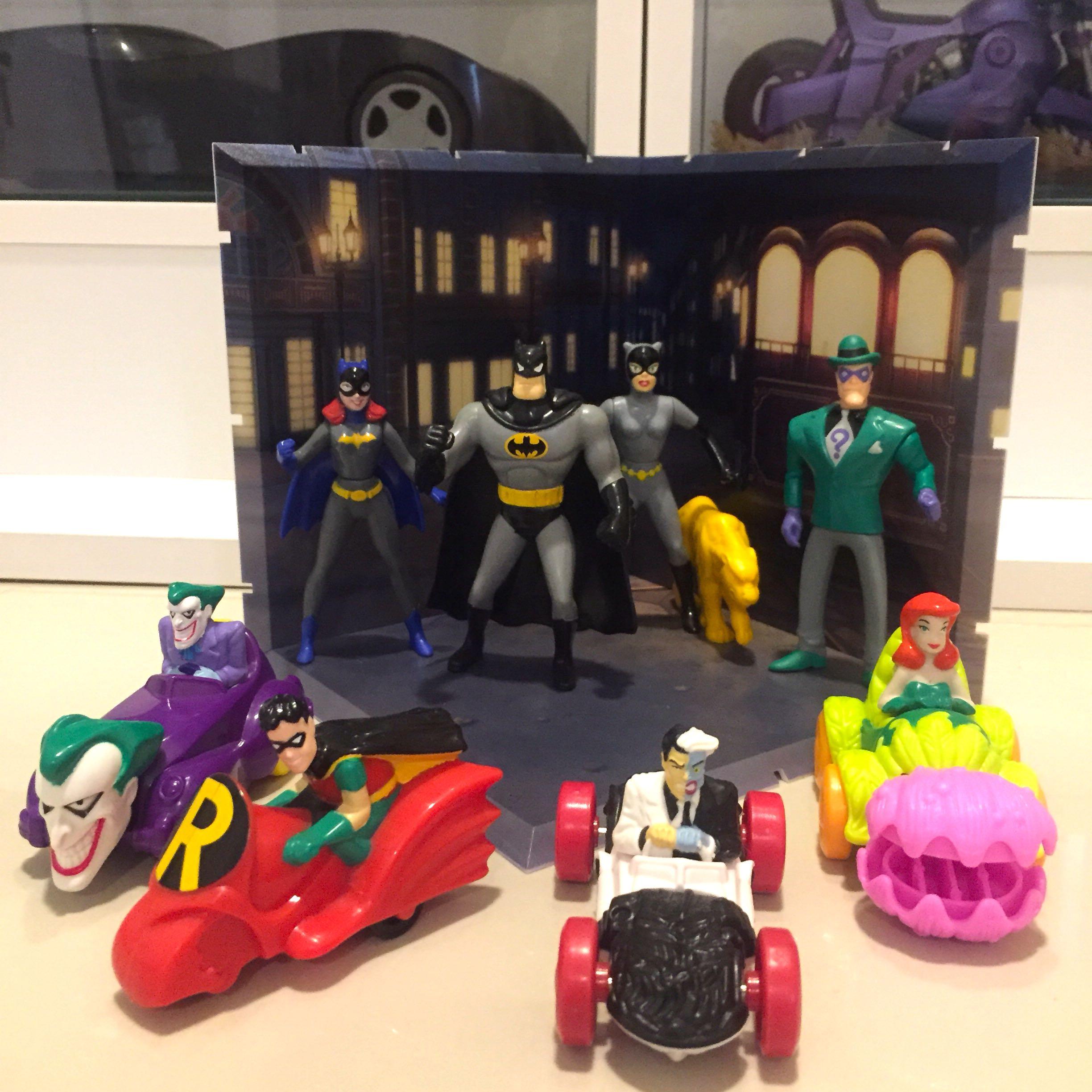 Vintage 1991 Batman McDonald's Happy Meal Toys Complete Set 