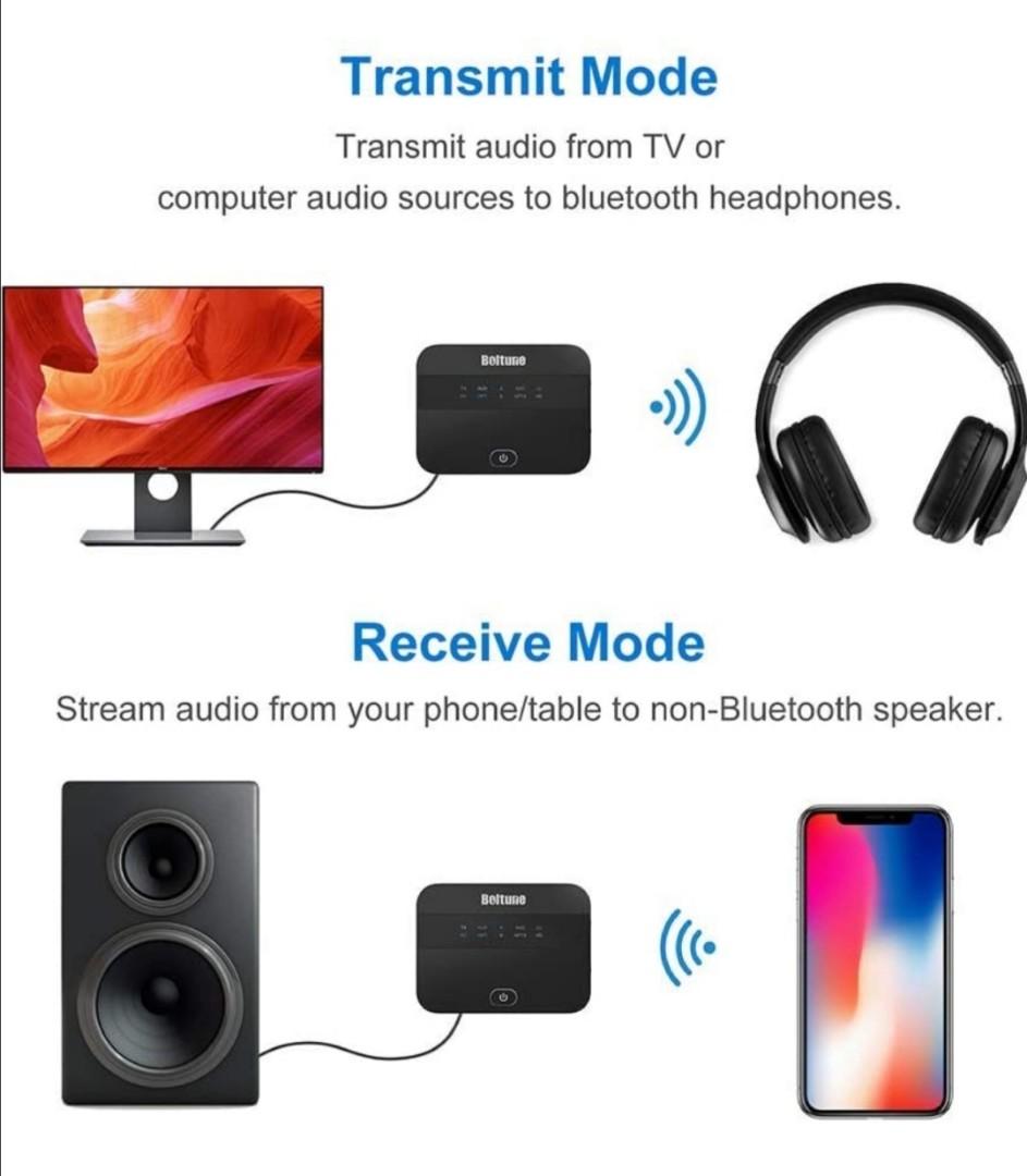 boltune bluetooth transmitter receiver