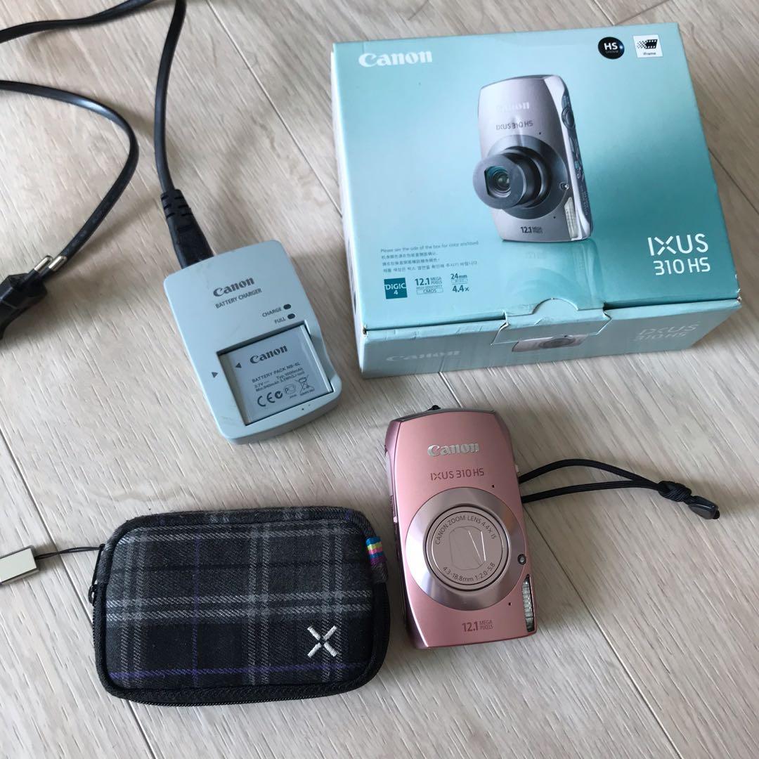 Canon Ixus 310 Hs Pink Photography Cameras Digital Cameras On