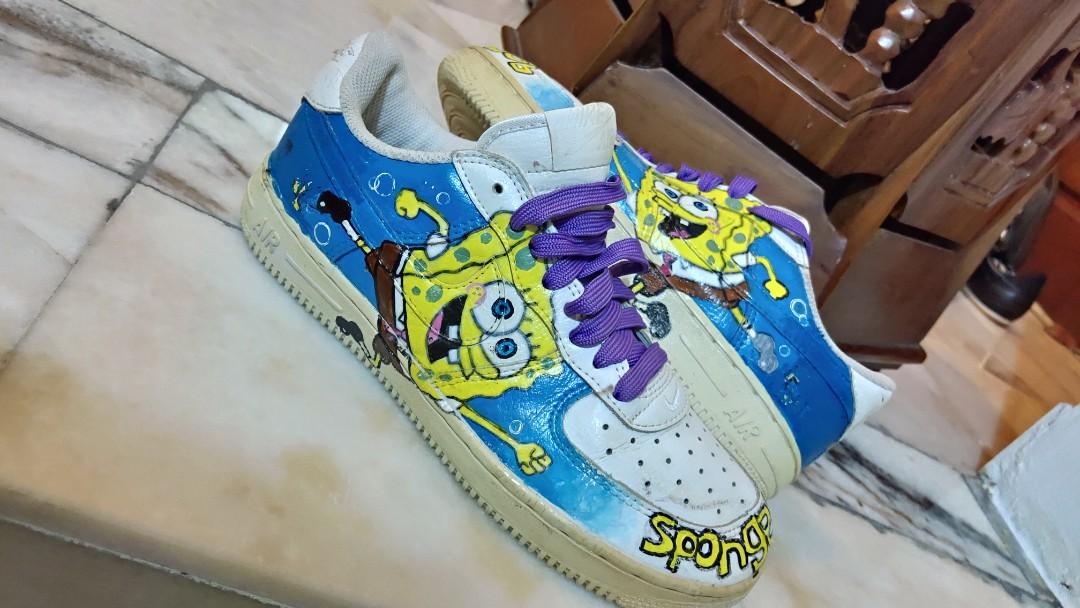 Nike air force spongebob best sale