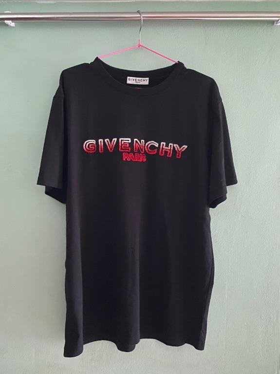 givenchy faded logo t shirt