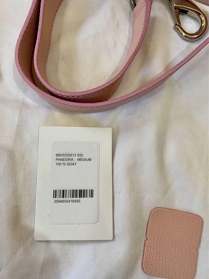 Givenchy Pandora Medium (Category: Luxury Bags & Wallets) located in Binan City. Submitted by raprap_wafu (Listing ID 286658244, Image 3). Description: Givenchy Pandora Medium in Pastel Pink Comes with leather swatch and dust bag Only used twice Retails at 2200USD Get it for only 38k 🔥 Follow me on instagram @shopandconsignph to see more affordable luxury items! .