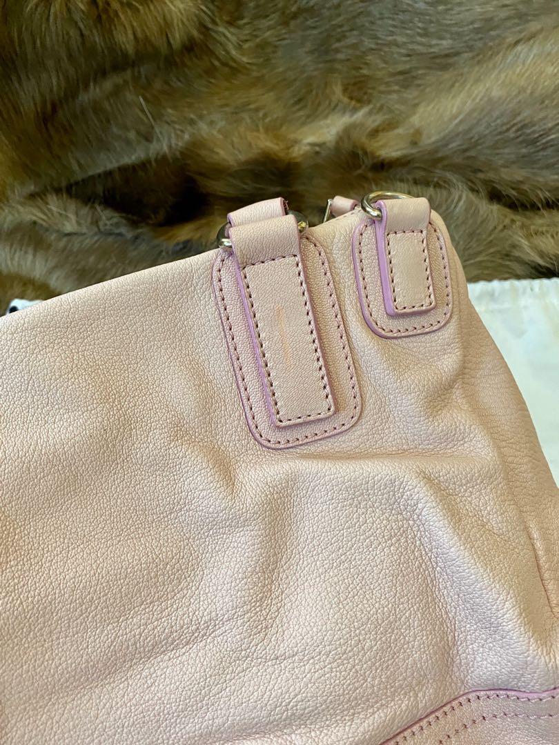 Givenchy Pandora Medium (Category: Luxury Bags & Wallets) located in Binan City. Submitted by raprap_wafu (Listing ID 286658244, Image 2). Description: Givenchy Pandora Medium in Pastel Pink Comes with leather swatch and dust bag Only used twice Retails at 2200USD Get it for only 38k 🔥 Follow me on instagram @shopandconsignph to see more affordable luxury items! .