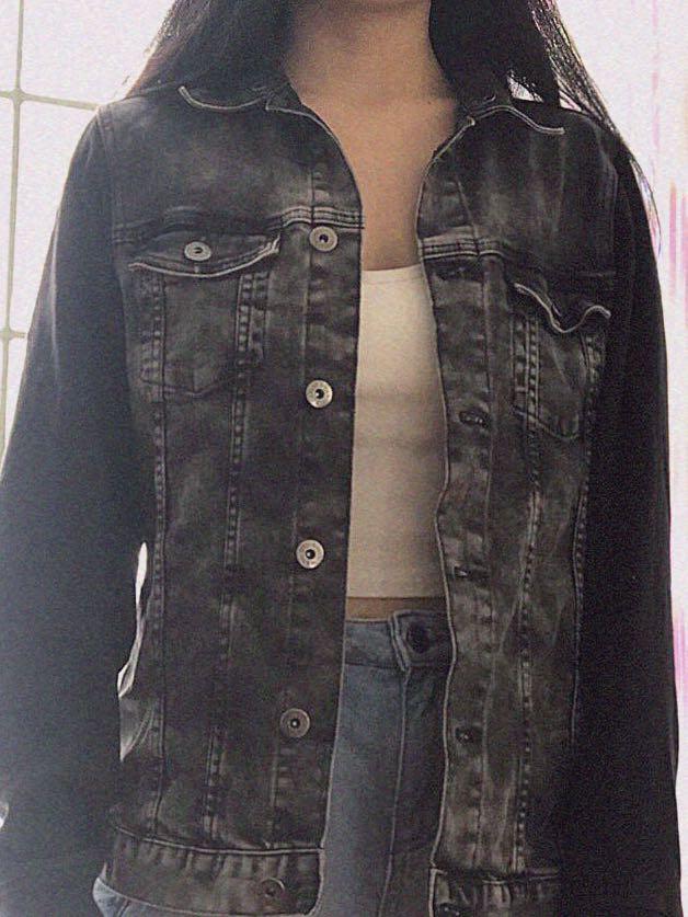 grunge denim jacket