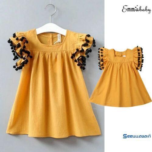 baby mustard yellow dress