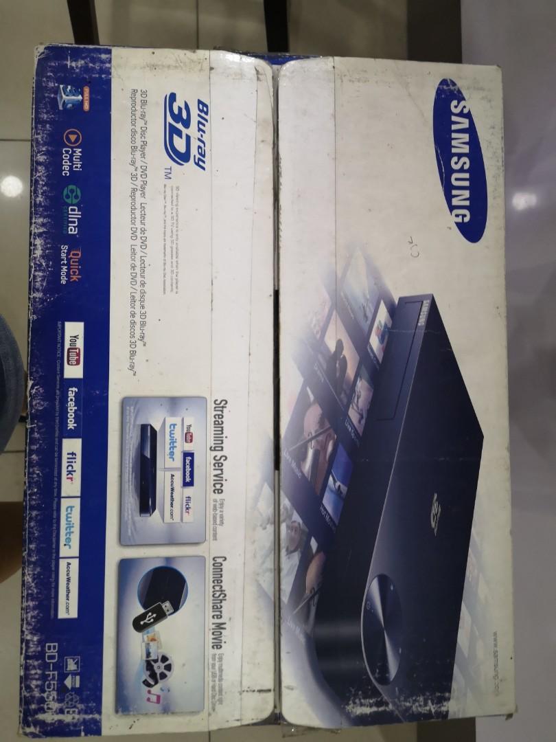 Samsung Bluray 3d Dvd Player Bd F5500 Electronics Audio On Carousell