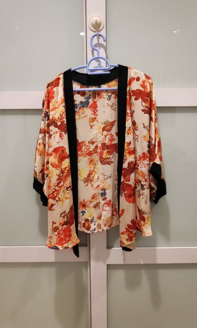 satin cardigan