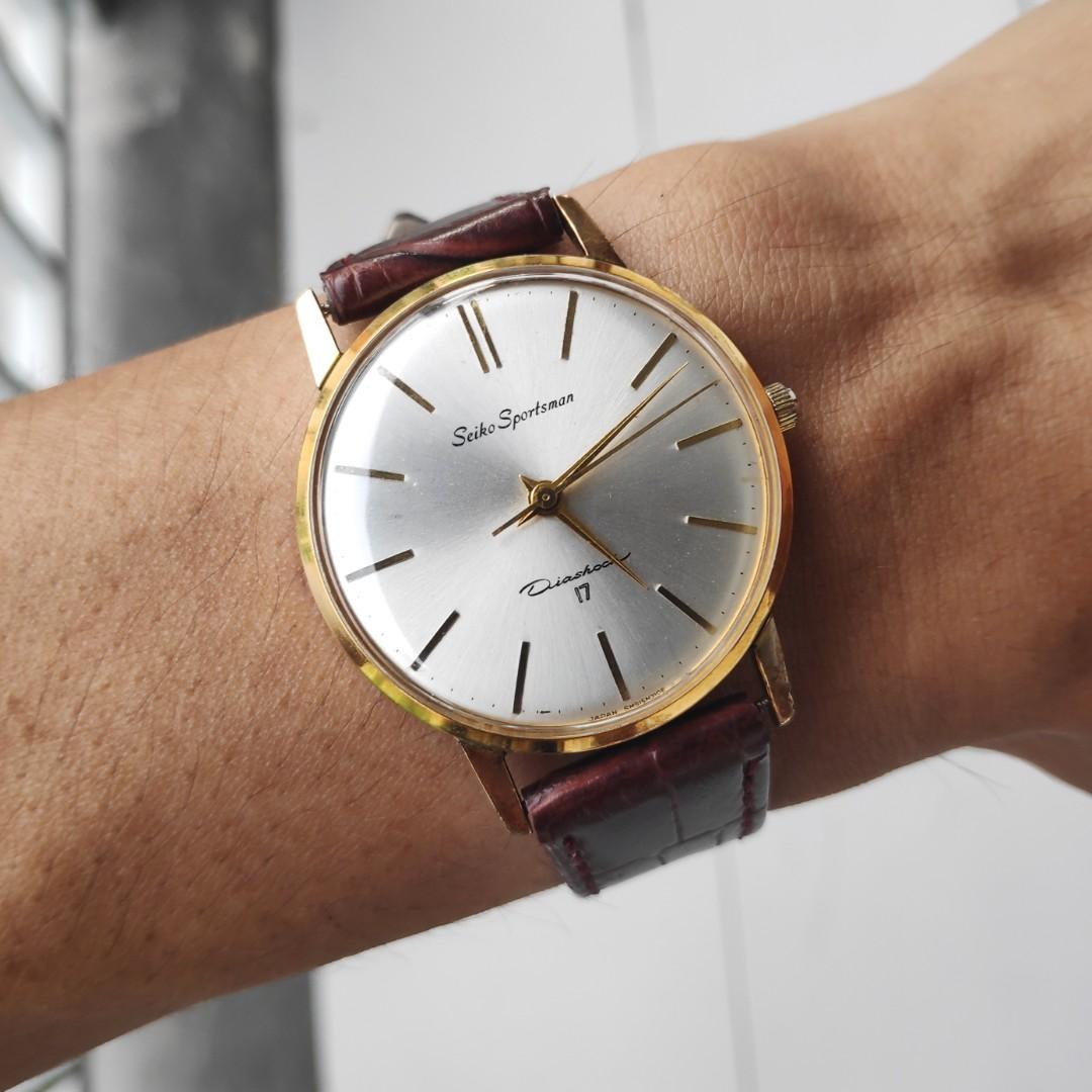Seiko Sportsman 1960 Vintage Automatic Manual Winding Watch Jam