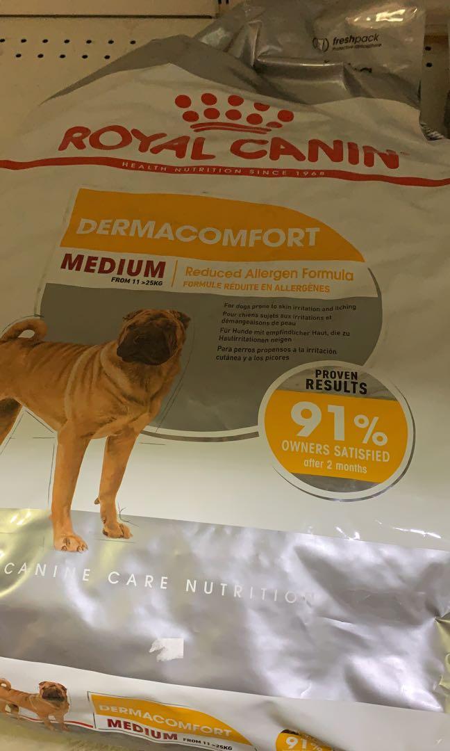 Selling Cheap Royal Canin Dog Food Dermacomfort 10kg Big Bags Reduced Allergen Formula For Dogs With Sensitive Skin Prone To Skin Irritation Scratching I Have All For All Mini And