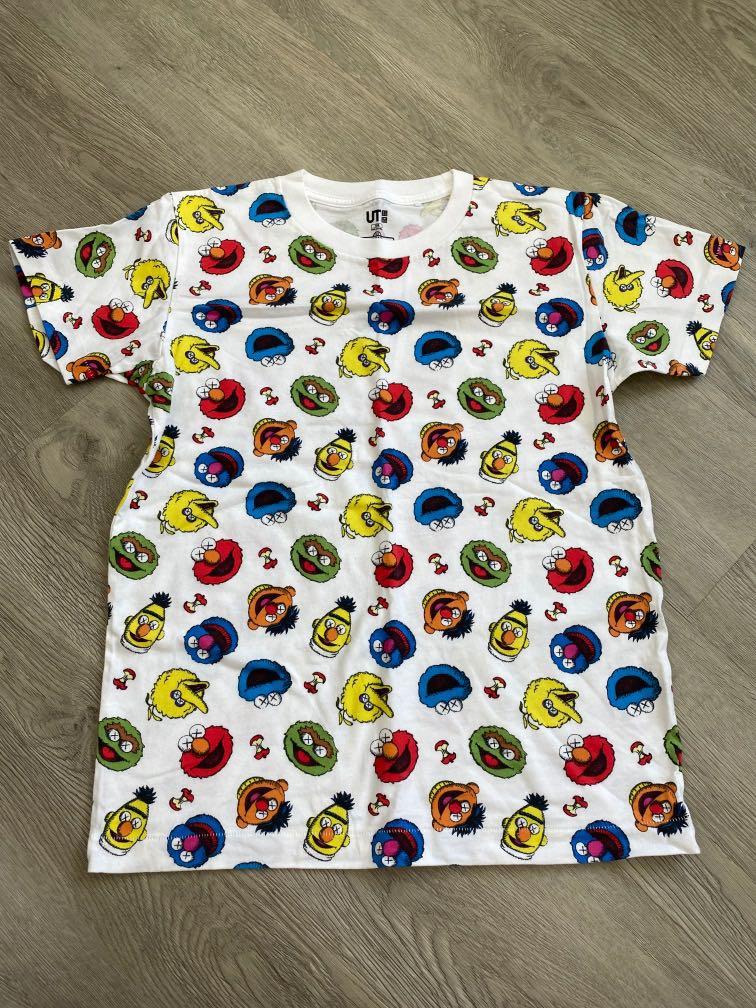 Uniqlo Kaws X Sesame Street T Shirt Babies Kids Boys Apparel