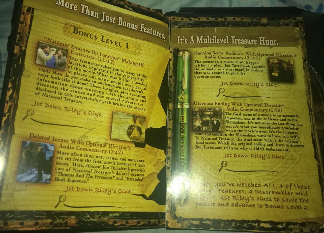 WALT DISNEY NATIONAL TREASURE (Category: CDs & DVDs) located in Quezon City. Submitted by mmstore.ph (Listing ID 286604775, Image 3). Description: WALT DISNEY NATIONAL TREASURE MOVIE ORIGINAL DVD STILL WORKING.