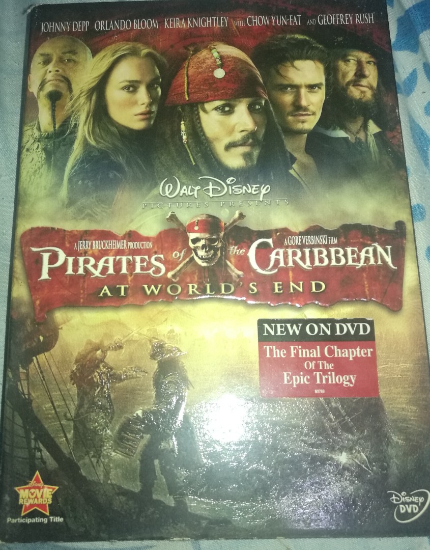 WALT DISNEY PIRATES OF THE CARIBBEAN AT WORLD'S END DVD, Hobbies & Toys ...