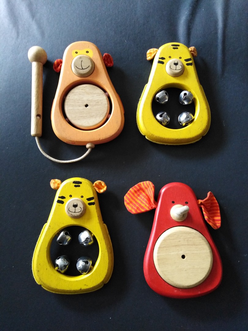 Wooden Animal Musical Instruments, Hobbies & Toys, Toys & Games on ...