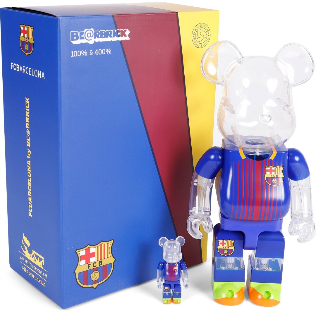 MEDICOM TOY - 【新品】BE@RBRICK FCBARCELONA 100％ &amp; 400％ BE@RBRICK SERIES 50