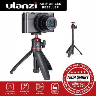 ULANZI MT-08 Extension Pole Tripod, Mini Selfie Stick Tripod Stand Handle Grip for iPhone 11 Pro Max Samsung OnePlus Google Smartphone Canon G7X Mark III Sony RX100 VII A6400 A6600 Cameras Vlogging