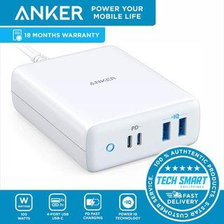 Anker  PowerPort Atom PD 4 100W 4-Port USB C  Charging Station (Type-C) with Power Delivery [Intelligent Power Allocation] for MacBook Pro/Air, iPad Pro, Pixel, iPhone Xs/Max/XR, Galaxy and more