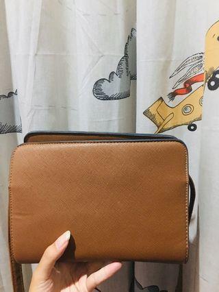 Stradivarius Double Zip Sling Bag