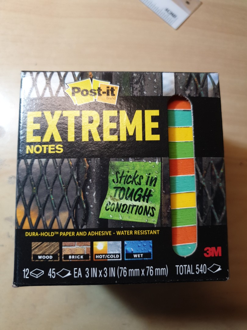 3M post it extreme notes, Hobbies & Toys, Stationery & Craft