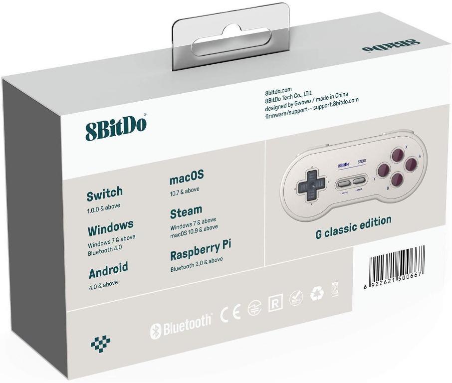 8Bitdo SN30 Bluetooth Gamepad for Nintendo Switch, Windows, macOS ...