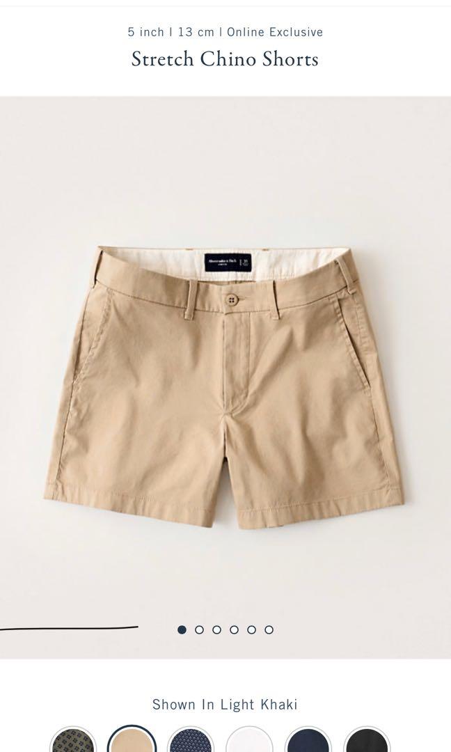 abercrombie chino shorts
