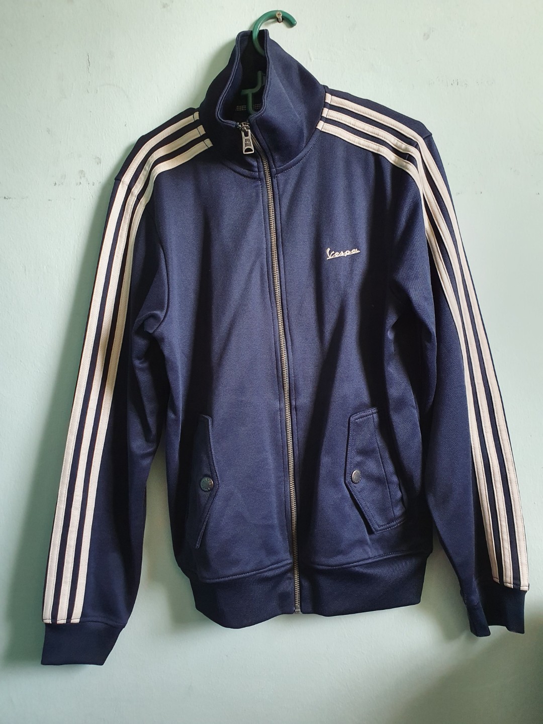 Adidas vespa leather online jacket