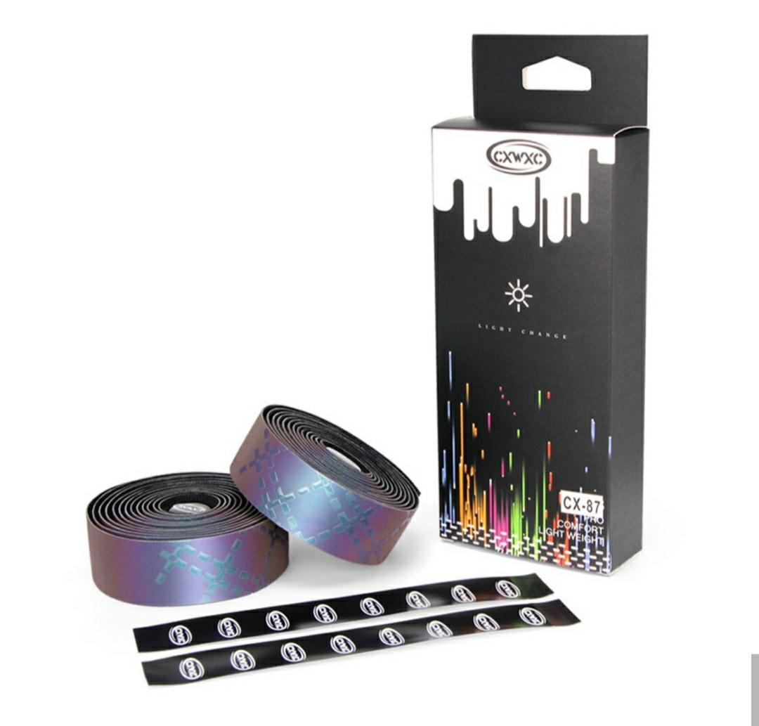 ***Bar Tape CXWXC 2 Rolls Road Bike Handlebar Tape Change Color When