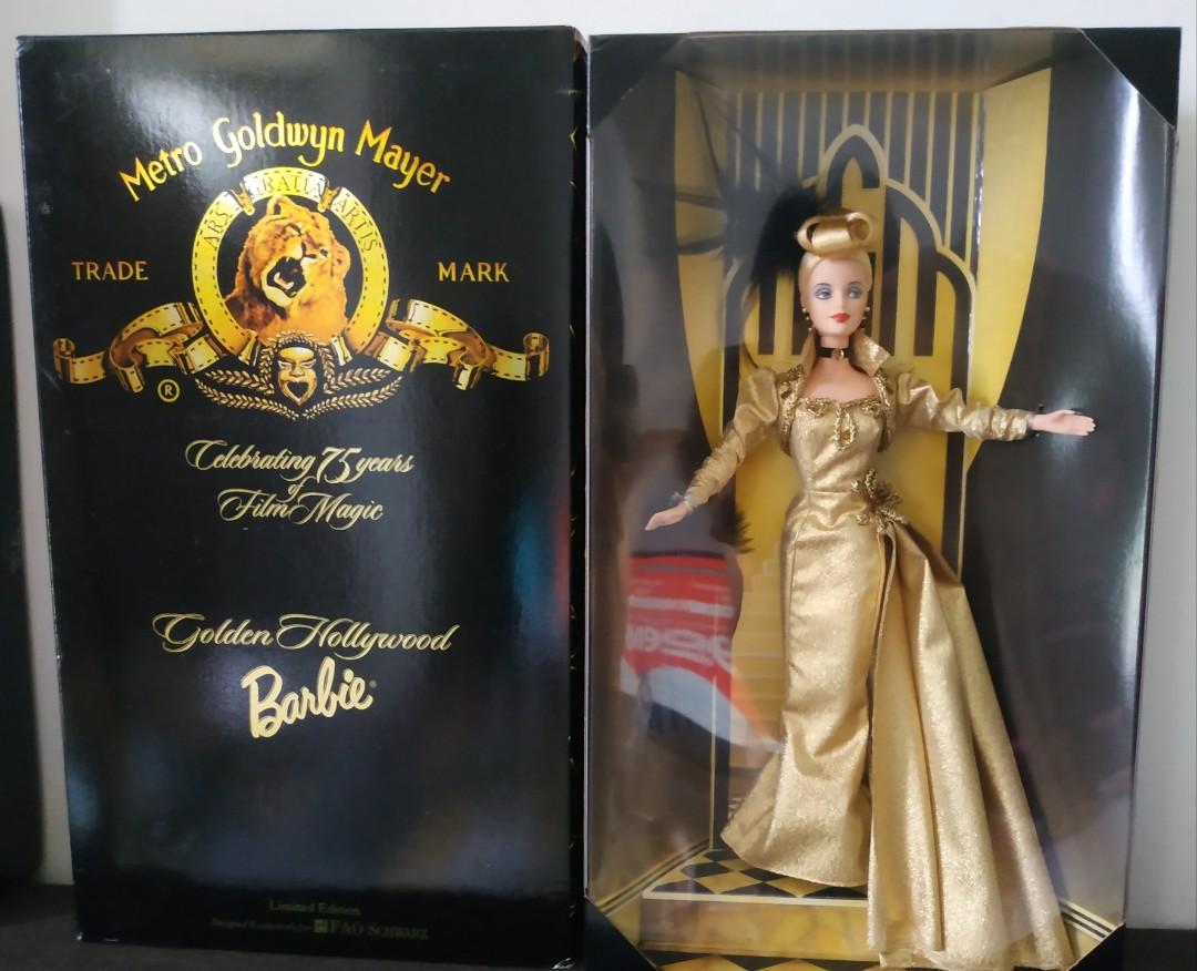 golden hollywood barbie