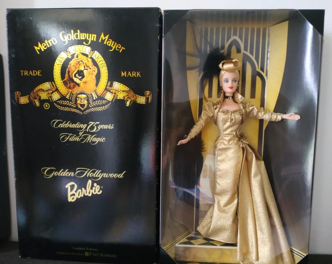 Barbie MGM Golden Hollywood African American Barbie FAO Schwarz No. 23877  NRFB 