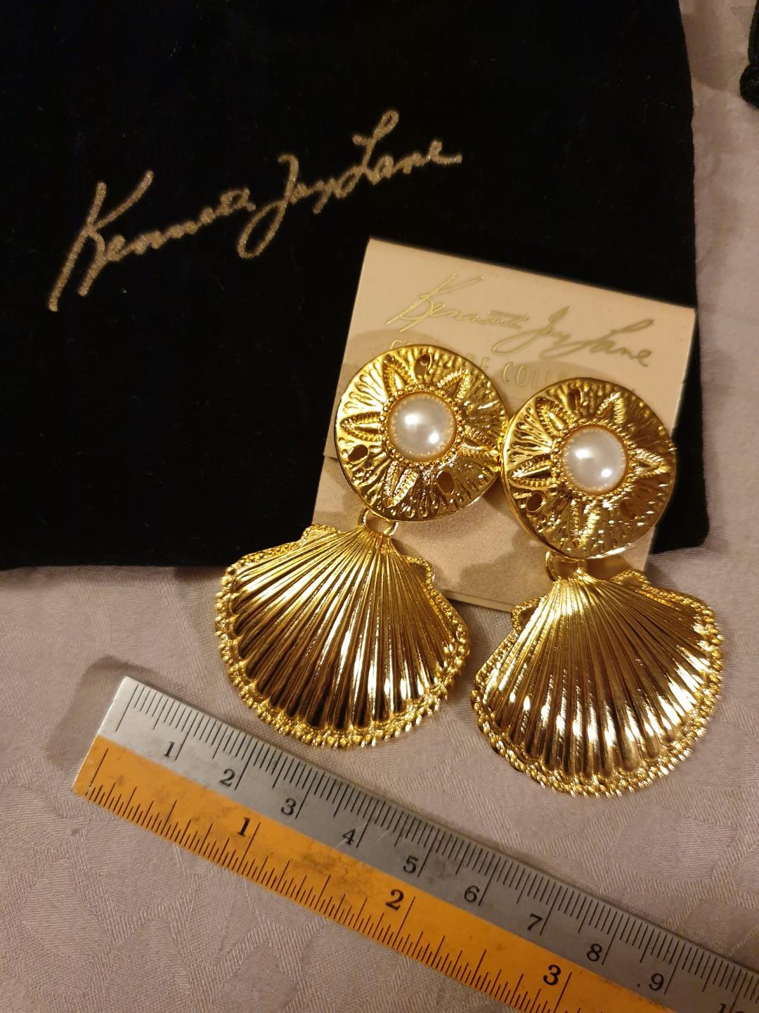 Kenneth jay clearance lane shell earrings