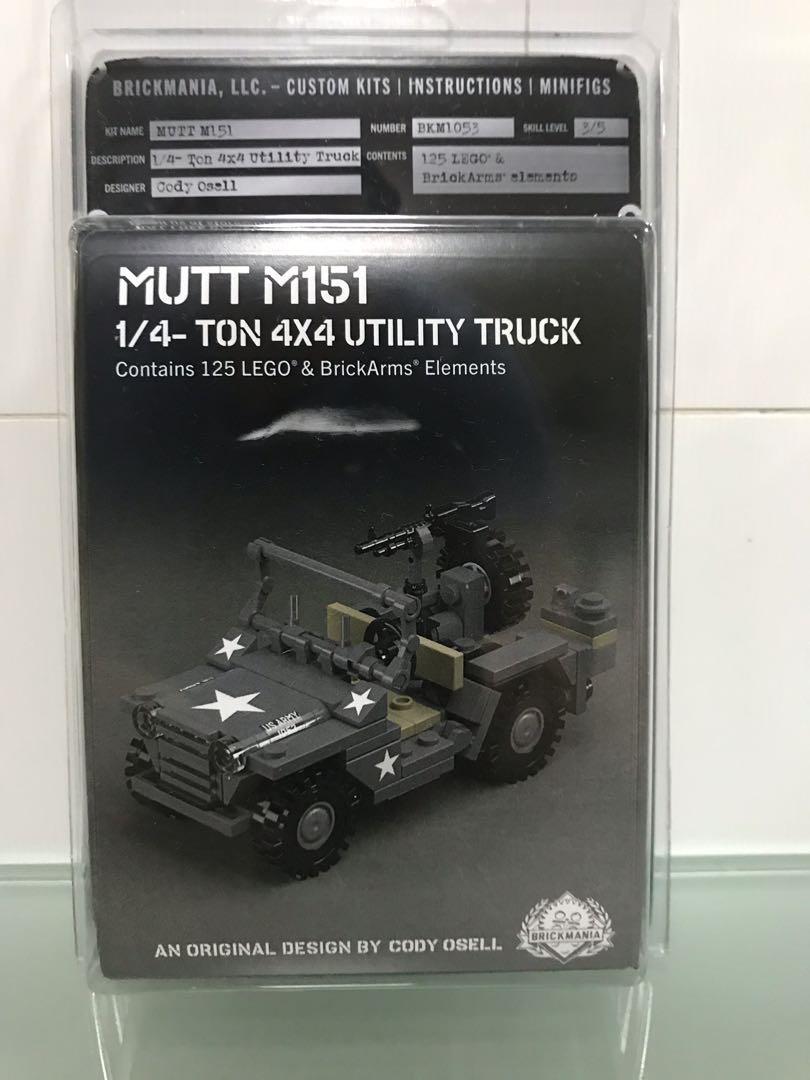 Brickmania US Army Jeep Hobbies Toys Toys Games on Carousell