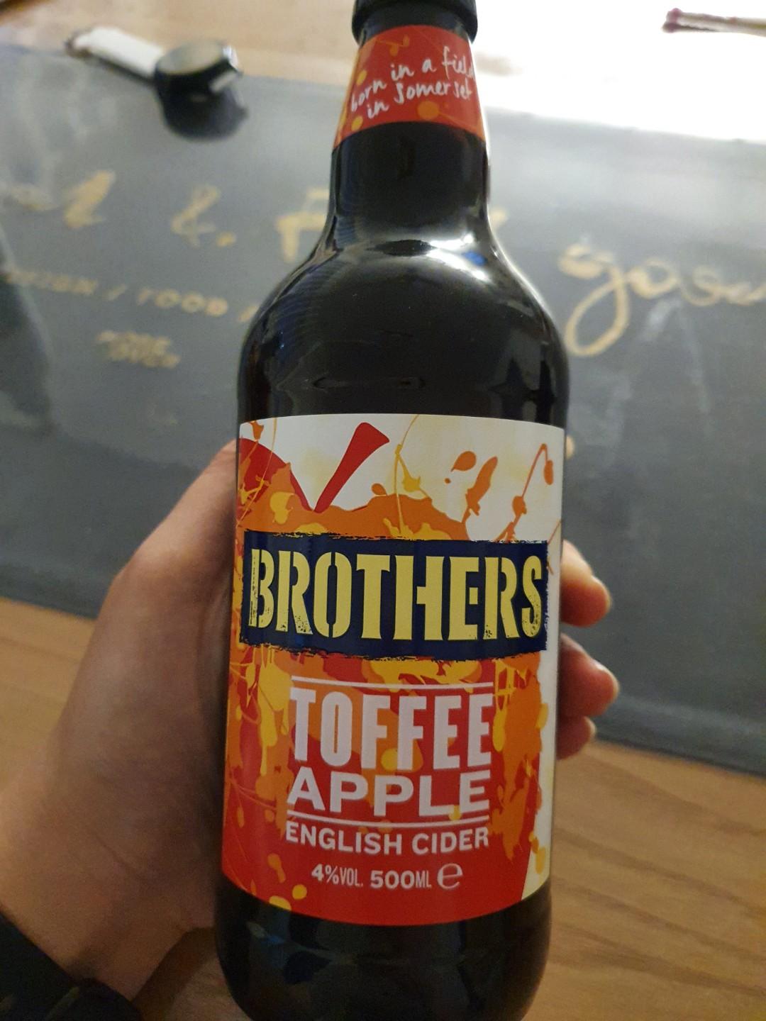 Brothers Toffee Apple English Cider, Food & Drinks, Beverages on Carousell