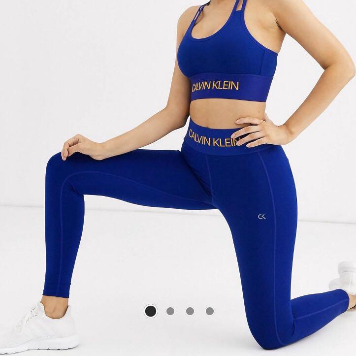 calvin klein navy leggings
